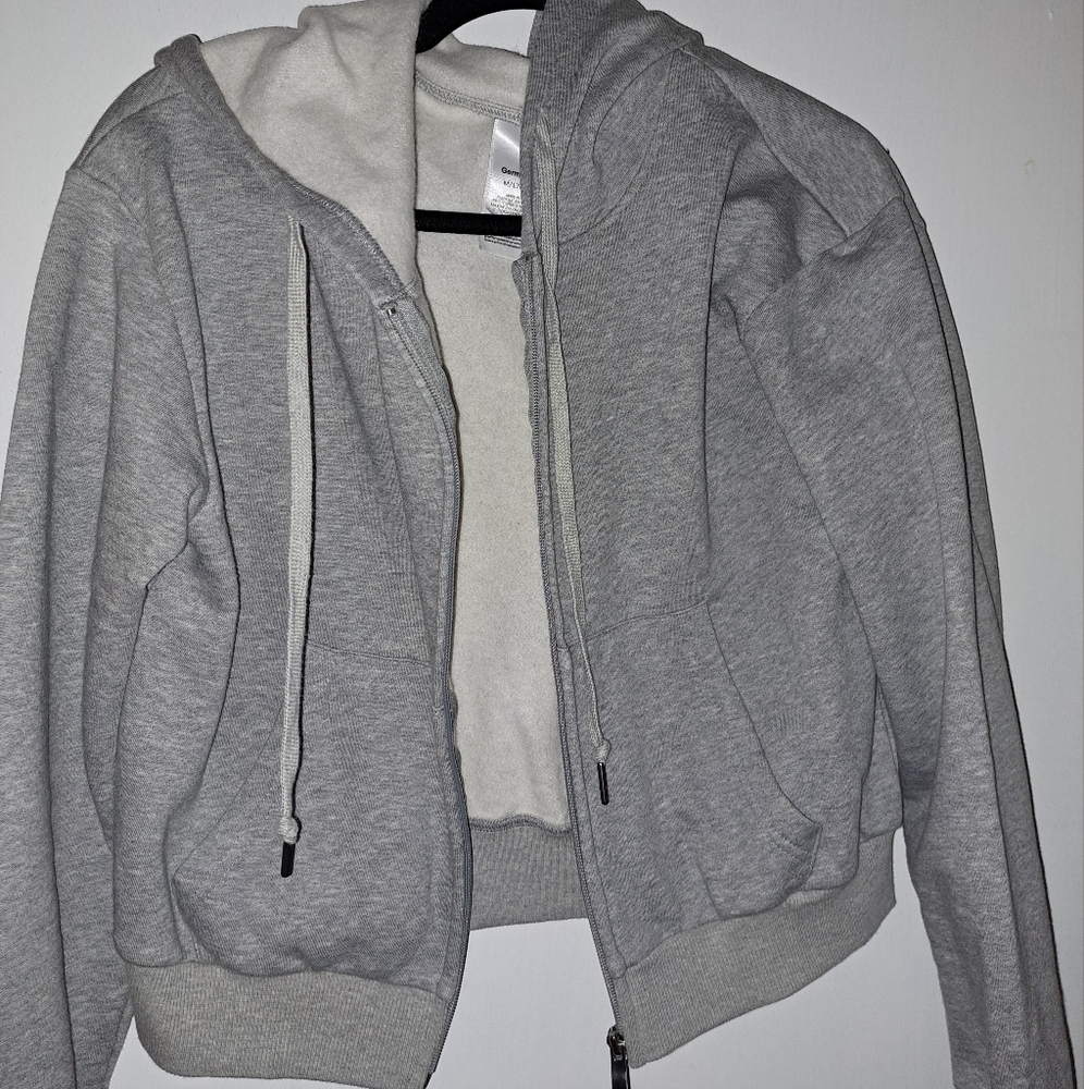 Women's Germinate Brand slightly cropped hoodie with drawstring